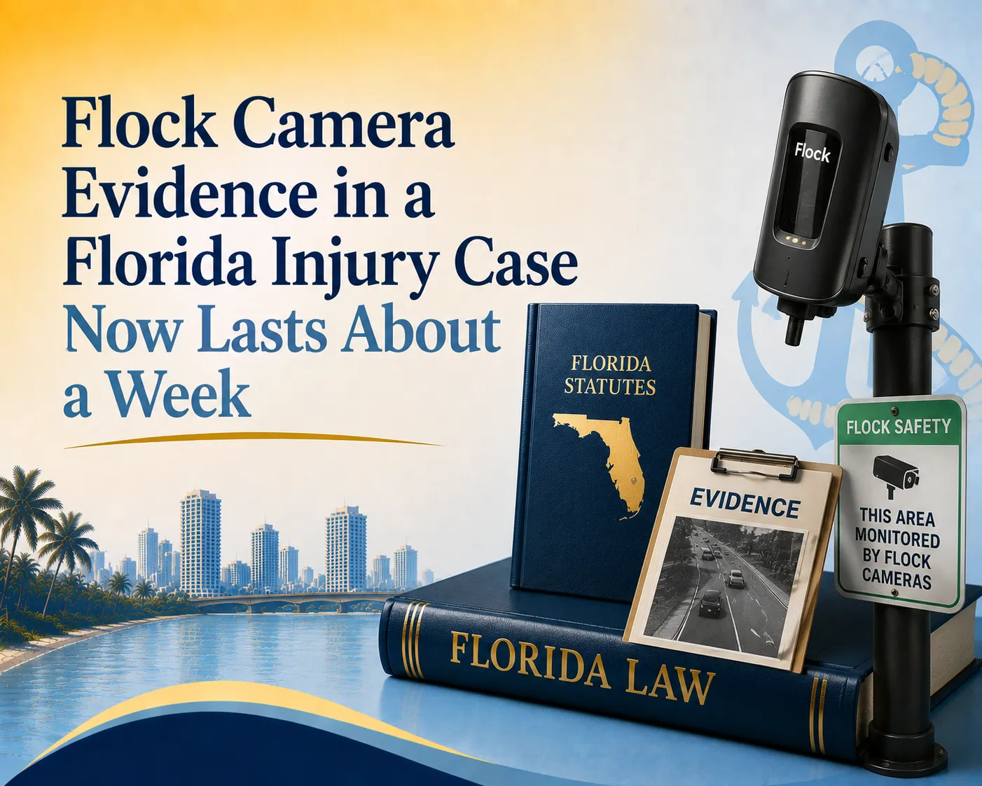 Flock Camera Evidence in a Florida Injury Case Now Lasts About a Week